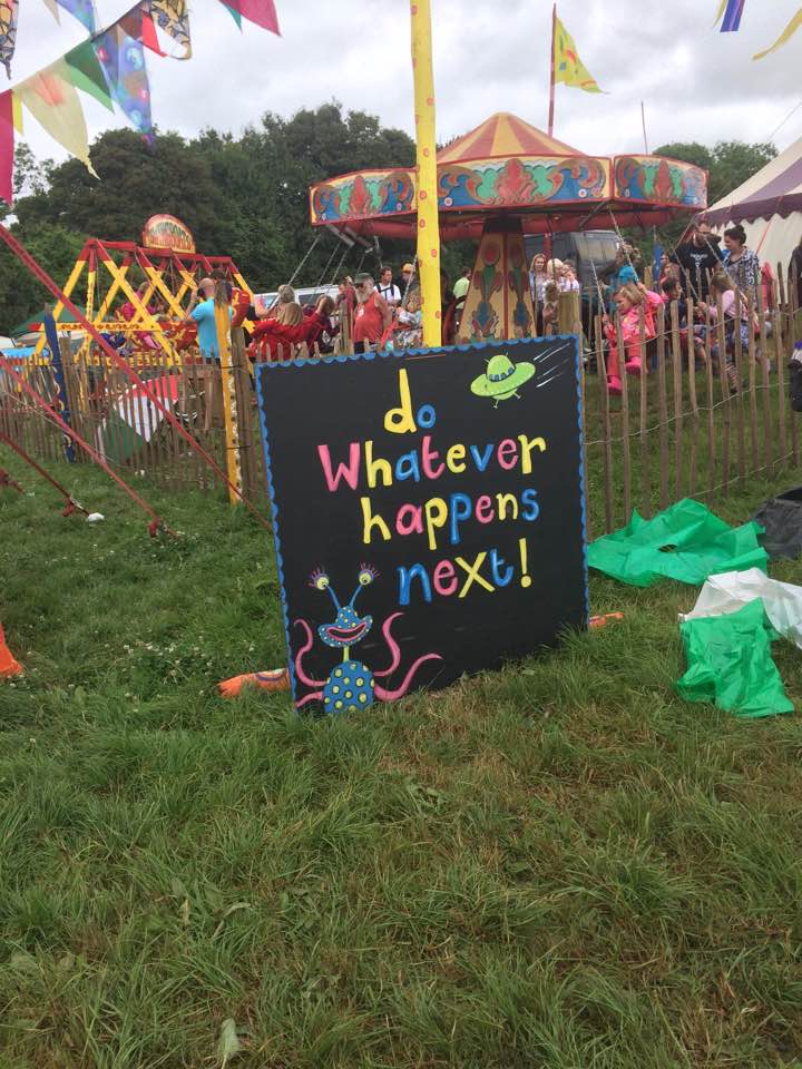 glastonbury festival signs