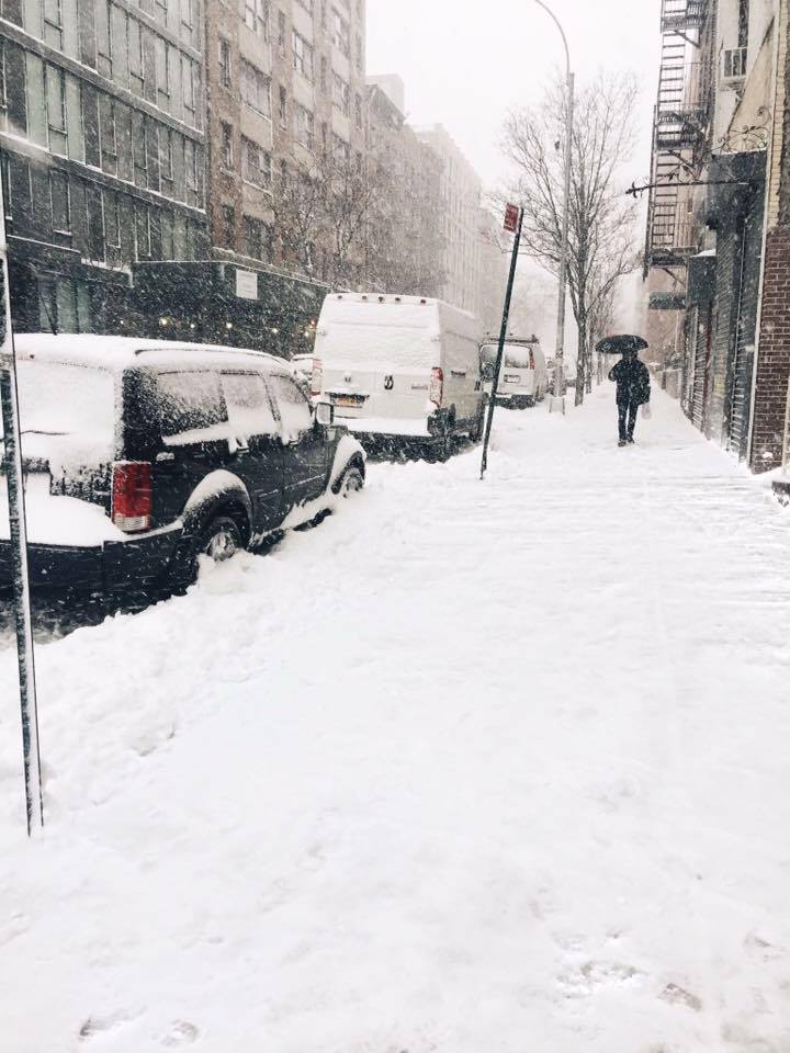 snow in new york